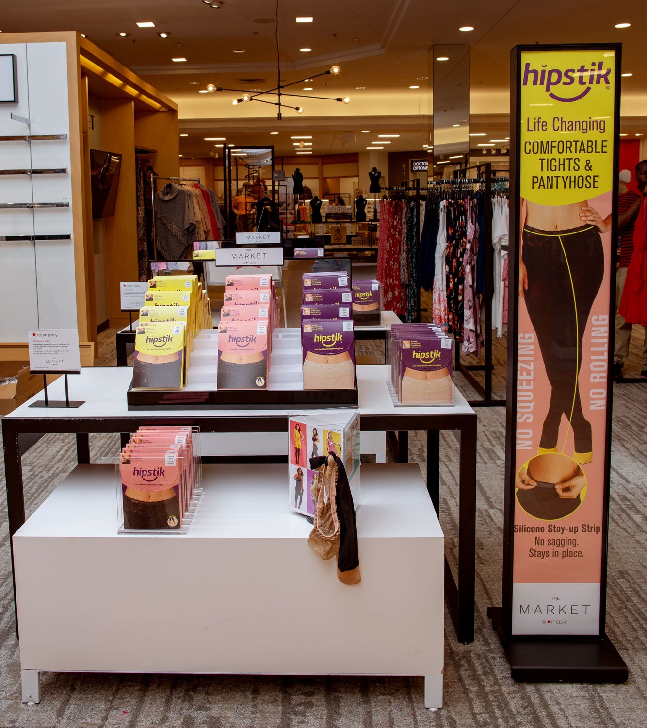 Hipstik Legwear collection now in-store at Macy's in The Market @ Macy's