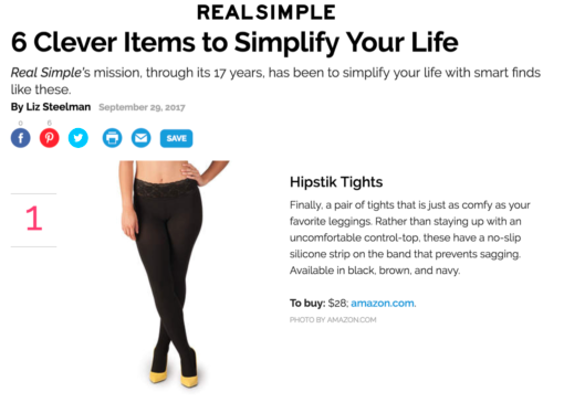 Real Simple names Hipstik a problem solver